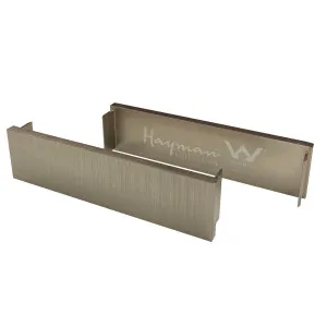 DTA Hayman Alumin 26mm End Caps Brushed Nickel 2pk by null, a Shower Grates & Drains for sale on Style Sourcebook
