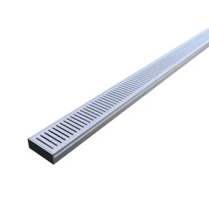 DTA Hayman Grate Alumin Brushed Silver 35x100x3000 by null, a Shower Grates & Drains for sale on Style Sourcebook