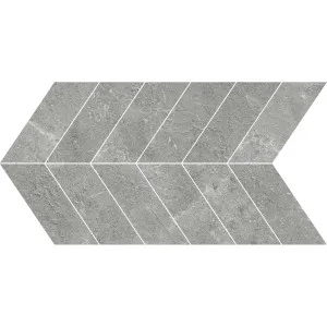 OmniStone Grey Chevron Microtec Textured Mosaic Tile by null, a Outdoor Tiles & Pavers for sale on Style Sourcebook