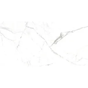 Ambience Calacatta White Polished Tile by null, a Marble Look Tiles for sale on Style Sourcebook