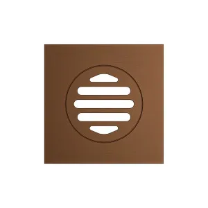 Haus 25 Grate Sq 110x110x80mm Brush Copper by null, a Shower Grates & Drains for sale on Style Sourcebook