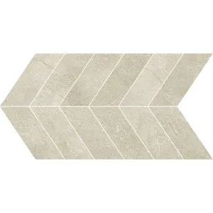 OmniStone Beige Chevron Microtec Textured Mosaic by null, a Outdoor Tiles & Pavers for sale on Style Sourcebook