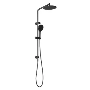 Ormond Twin Shower  Matte Black by null, a Shower Heads & Mixers for sale on Style Sourcebook