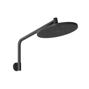 Ormond High-Rise Shower Arm & Rose Matte Black by null, a Shower Heads & Mixers for sale on Style Sourcebook