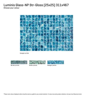Luminis Glass Natural Product Structured Gloss Mosaic (Colour?????) by null, a Mosaic Tiles for sale on Style Sourcebook