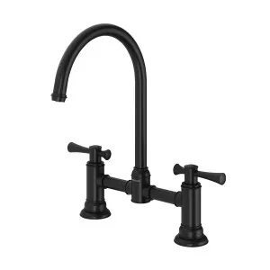 Cromford Exposed Sink Set Matte Black by null, a Kitchen Taps & Mixers for sale on Style Sourcebook