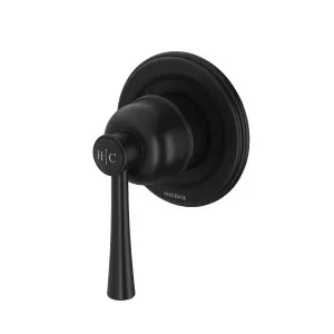 Cromford SwitchMix Shower/Wall Mixer Trim Kit Matte Black by null, a Shower Heads & Mixers for sale on Style Sourcebook