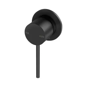 Vivid Slimline SwitchMix Shower/Wall Mixer 60 Backplate Trim Kit Matte Black by null, a Shower Heads & Mixers for sale on Style Sourcebook