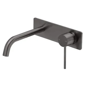 Vivid Slimline SwitchMix Wall Basin/Bath Mixer Set 180 Trim Kit Brushed Carbon by null, a Bathroom Taps & Mixers for sale on Style Sourcebook