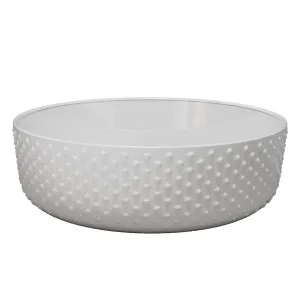 Allure Dimple Vessel Basin 360x360 Gloss White by null, a Basins for sale on Style Sourcebook