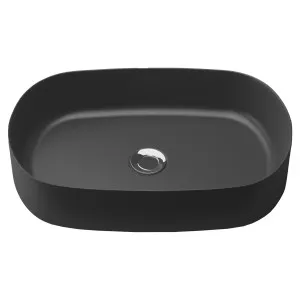 Myrtle Vessel Basin 550x360 Black Matt by null, a Basins for sale on Style Sourcebook