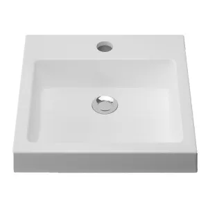Cove Semi Inset Basin 1TH 460x465 Gloss White by null, a Basins for sale on Style Sourcebook