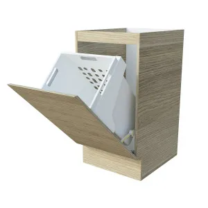 Modular Laundry 450 Base Unit Laundry Basket Drawer Flip Down by null, a Bathroom Storage Cabinets for sale on Style Sourcebook
