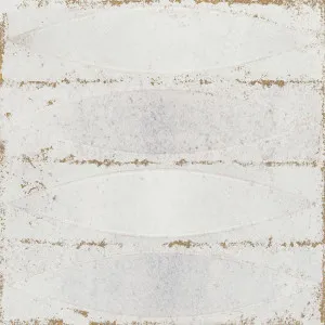 Elouera Shield White Embossed Gloss Tile by null, a Porcelain Tiles for sale on Style Sourcebook