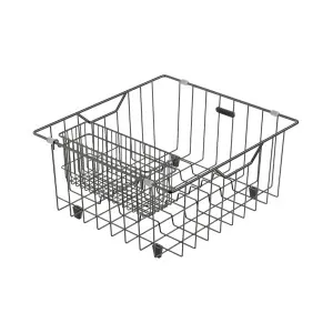 Phoenix Wire Basket Brushed Black by null, a Basins for sale on Style Sourcebook