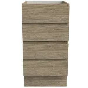 Modular Laundry Cabinet 450 Base Unit 4 Drawers by null, a Bathroom Storage Cabinets for sale on Style Sourcebook
