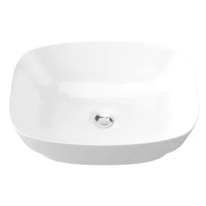 Lorenzo Semi Inset Basin 500x390 Gloss White by null, a Basins for sale on Style Sourcebook