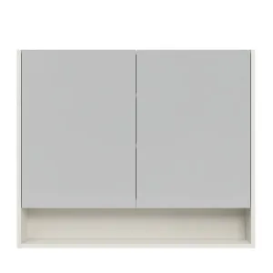 Sanremo Shaving Cabinet 900 Double Door Platinum Collection by null, a Shaving Cabinets for sale on Style Sourcebook