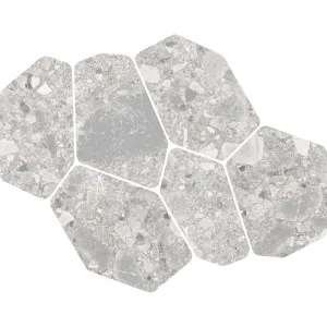 Forte Ceppo CrazyPave Grigio Microtec Textured (Box 0.63m2) Tile by null, a Outdoor Tiles & Pavers for sale on Style Sourcebook
