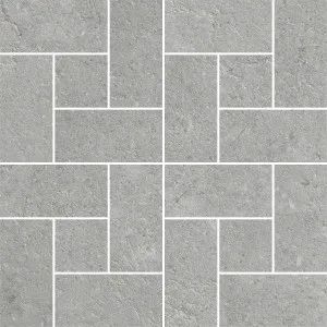 OmniStone Windmill Grey Silk Mosaic Tile by null, a Mosaic Tiles for sale on Style Sourcebook