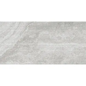 Pompeii Travertine Carved Grigio Embossed Matt Tile by null, a Porcelain Tiles for sale on Style Sourcebook