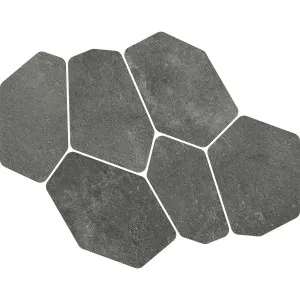 OmniStone CrazyPave Charcoal Microtec Textured (Box 0.63m2) Tile by null, a Porcelain Tiles for sale on Style Sourcebook