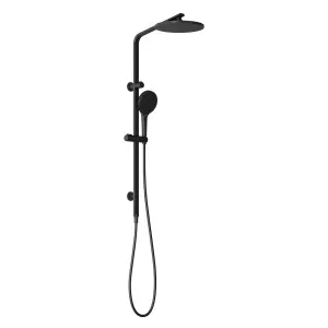Oxley Twin Shower Matte Black by null, a Shower Heads & Mixers for sale on Style Sourcebook