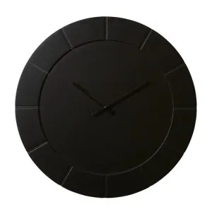 Dakari Wall Clock Black - 60cm x 5cm by null, a Clocks for sale on Style Sourcebook
