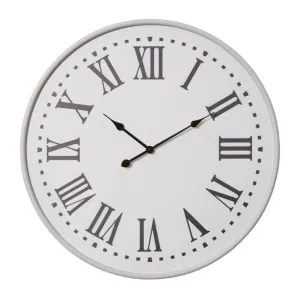 Parker Wall Clock White - 80cm by null, a Clocks for sale on Style Sourcebook
