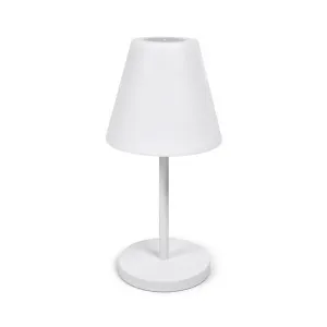 Outdoor Amaray table lamp in steel with white finish by null, a Lamps for sale on Style Sourcebook