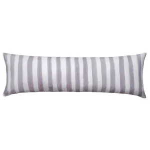 Ziggy Striped Lilac Long Lumbar Linen Cushion - 90X30cm by Urban Road, a Cushions, Decorative Pillows for sale on Style Sourcebook