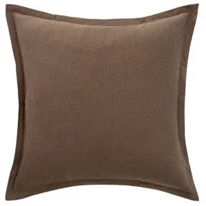Blair Brown Linen Cushion - 50x50cm by Urban Road, a Cushions, Decorative Pillows for sale on Style Sourcebook