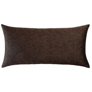 Midnight Rectangle Brown Cushion - 80X40cm by Urban Road, a Cushions, Decorative Pillows for sale on Style Sourcebook