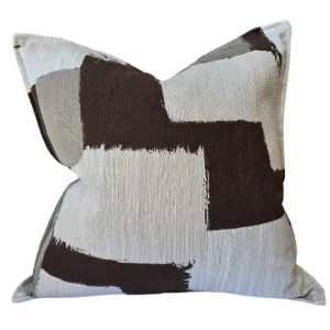 Jena Cushion 50cm Square - Brown | Off White | Latte | Cream White by null, a Cushions, Decorative Pillows for sale on Style Sourcebook