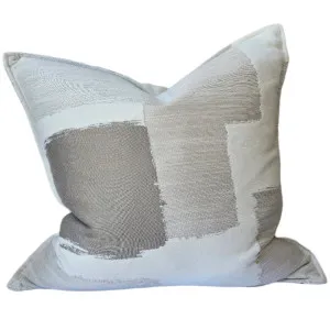 LAST ONE - Jena Cushion 50cm Square - Latte | Off White | Cream White by null, a Cushions, Decorative Pillows for sale on Style Sourcebook