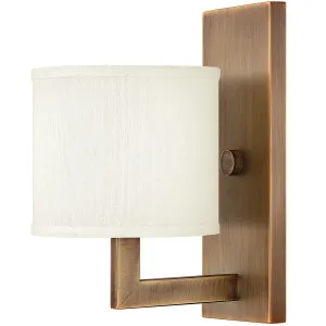 Hinkley Hampton 1 Light Wall Light Brushed Bronze by Hinkley, a Outdoor Lighting for sale on Style Sourcebook