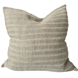 Détente Hand-loomed Rustic Texture Pure French Linen 55cm square - Rustic Striped by null, a Cushions, Decorative Pillows for sale on Style Sourcebook