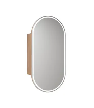 Beau Monde Frameless LED Shaving Cabinet 90 x 45cm- 2 Cabinet colours available Mia by Luxe Mirrors, a Shaving Cabinets for sale on Style Sourcebook