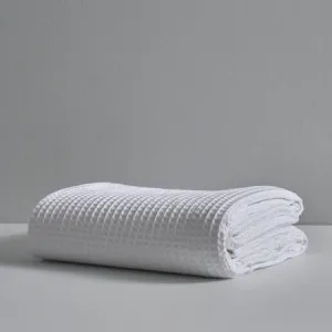 Waffle Blankets - Olive, King/Super King, Luxury Cotton by Canningvale, a Blankets & Throws for sale on Style Sourcebook