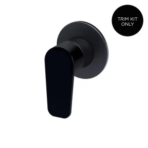 Round Wall/Shower Mixer Paddle HandleTrim Kit Matte Black by null, a Shower Heads & Mixers for sale on Style Sourcebook