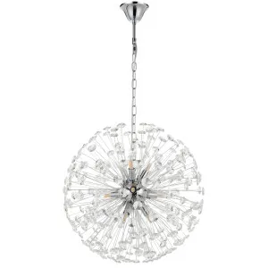 Telbix Lerida 9 Light Pendant Chrome by Telbix, a Chandeliers for sale on Style Sourcebook