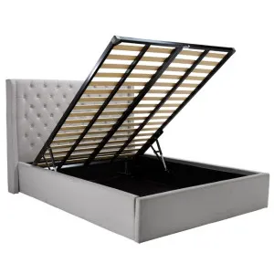 Chatsworth Lift Storage Bed Solana Silver by null, a Beds & Bed Frames for sale on Style Sourcebook