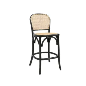 Laguna Counter Stool Black/Natural by null, a Bar Stools for sale on Style Sourcebook