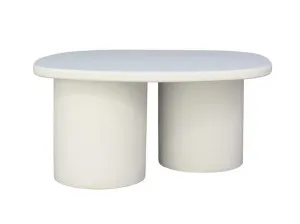 Delphi Medium Coffee Table Pure White by null, a Coffee Table for sale on Style Sourcebook
