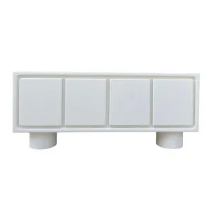Delphi Buffet Pure White - 200cm by null, a Sideboards, Buffets & Trolleys for sale on Style Sourcebook