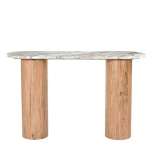 Adara Toronto Marble & Acacia Wood Console Table by null, a Console Table for sale on Style Sourcebook