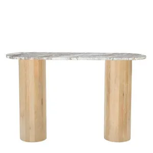 Adara Toronto Marble & Mango Wood Console Table by null, a Console Table for sale on Style Sourcebook