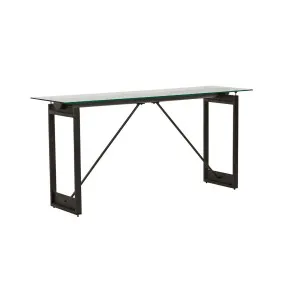 Barnes Trestle Console - Black Carbon by null, a Console Table for sale on Style Sourcebook