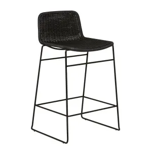 Olivia Barstool - Black - Black by null, a Bar Stools for sale on Style Sourcebook