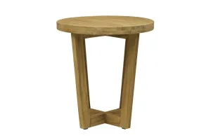 Southport Cross Side Table - Teak by null, a Tables for sale on Style Sourcebook